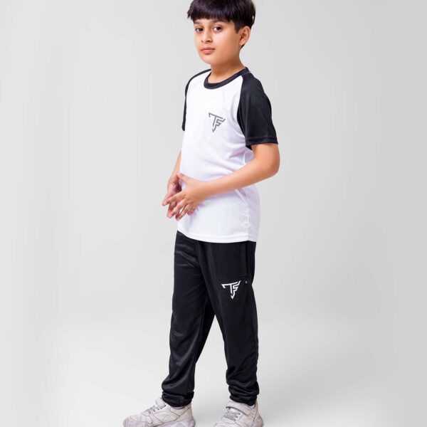 Stylish Black & White Kids' Tracksuit