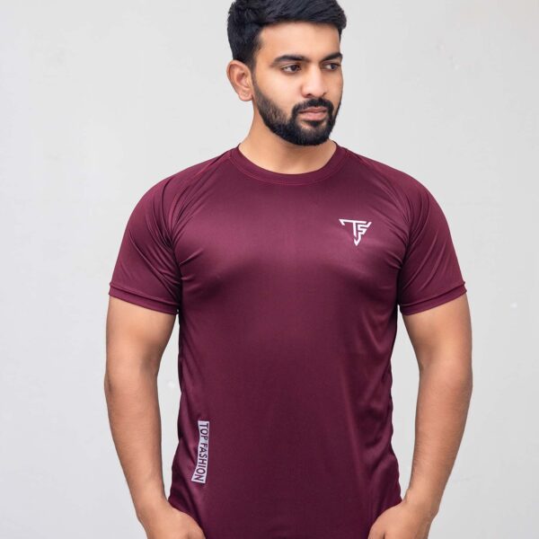 Elite Maroon Sports T-Shirt