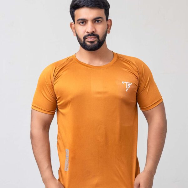 Mustard Sports T-Shirt – Lightweight & Stylish