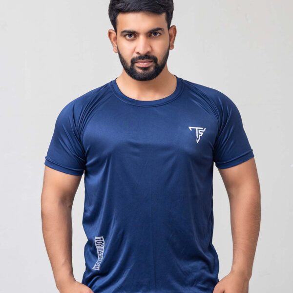 Men’s Navy Blue Sports T-Shirt