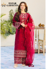 3pc Embroidered Lawn Suit
