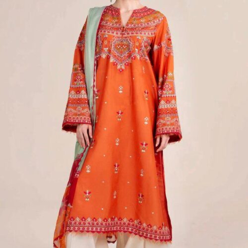 Embroidered Lawn Suit
