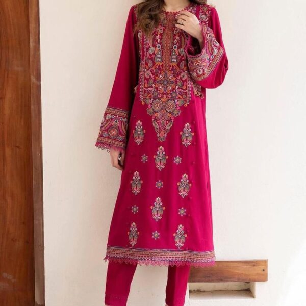 2PC Embroidered Lawn Suit