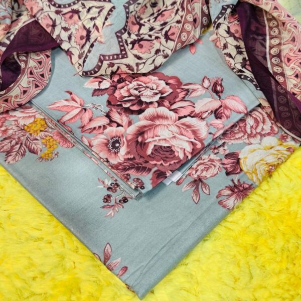 3PC Printed Lawn Suit