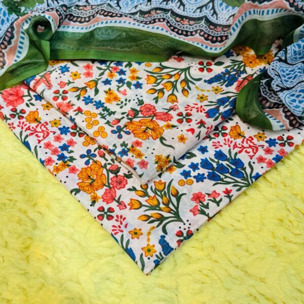 3PC Printed Lawn Suit