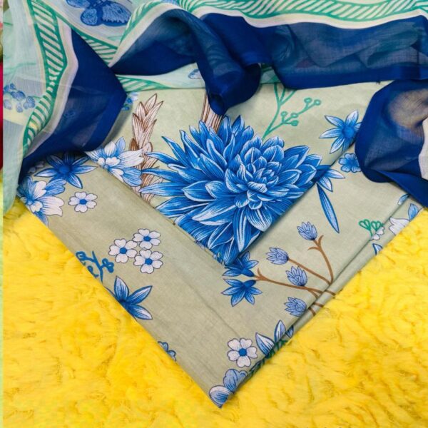 3PC Printed Lawn Suit