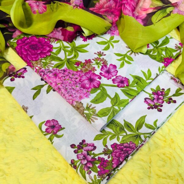 3PC Printed Lawn Suit