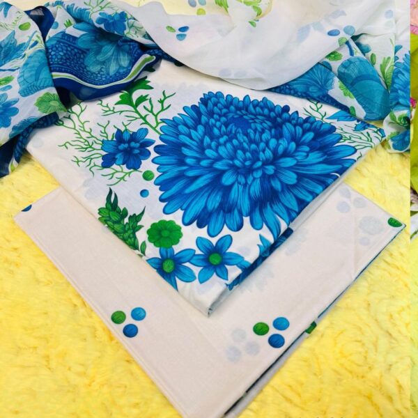 3PC Printed Lawn Suit