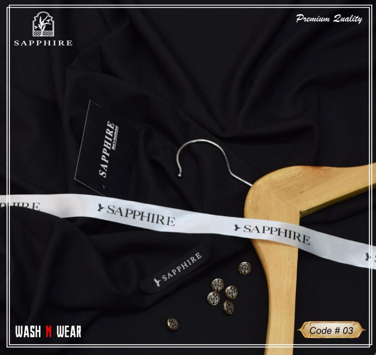 Black Wash & Wear Suit – Gents Summer Edition - Image 3