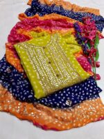 Chunri Dupatta Suit – Bember Chiffon - Image 4