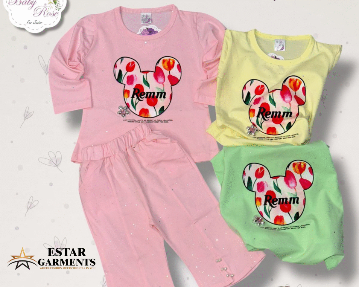 2 Baby Girl Cotton Suit