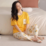 Mustard Cotton Nightwear