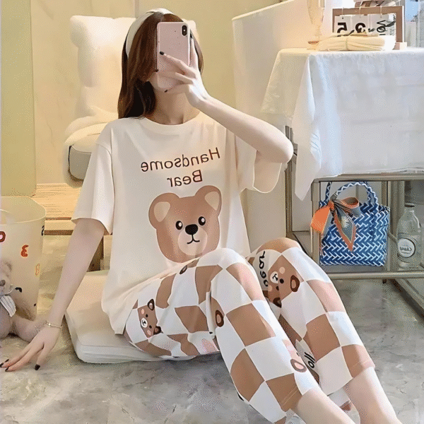 Comfortable Night Suit – Soft Cotton Sleepwear for Summer