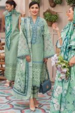 MUSHK 3PC Lawn Suit – RM Embroidered - Image 2