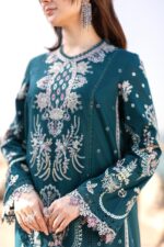 Qalamkar Luxury Lawn – 3PC Embroidered - Image 2